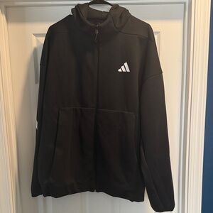 Adidas Men's ZNE Black Full-Zip Jacket